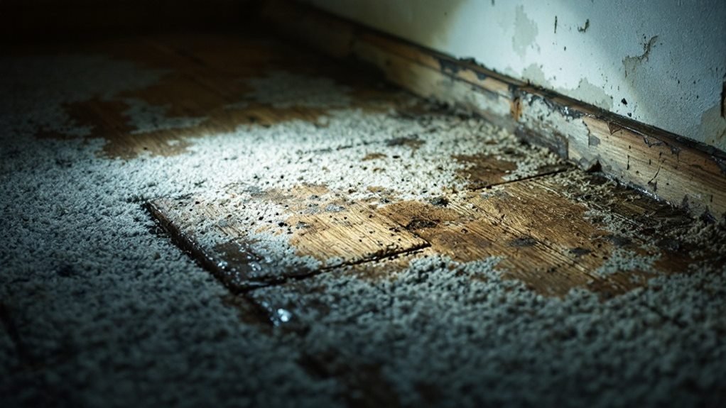 inspecting flooring and carpeting